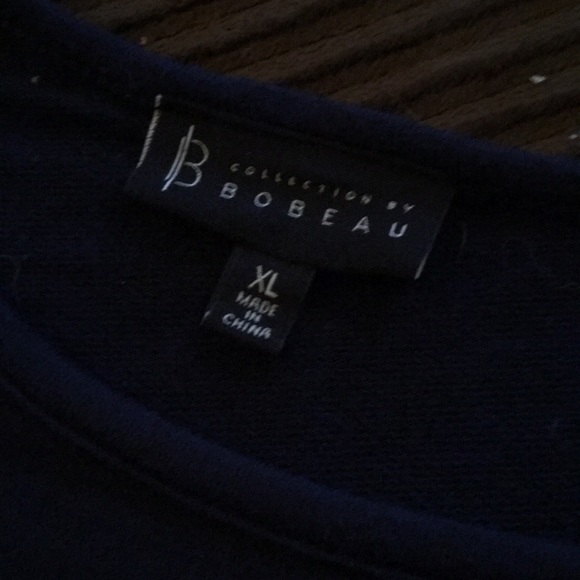 Bobeau Lace Up Sleeve T-Shirt - Picture 2 of 5